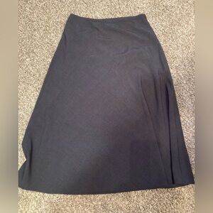 Gray Long Croft & Barrow Skirt Stretch